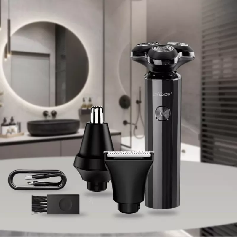 Scheerset Maestro MR-676 3-in-1 USB-oplaadbaar compact ontwerp