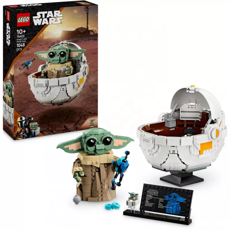 LEGO STAR WARS 75403 Grogu met zwevende kinderwagen