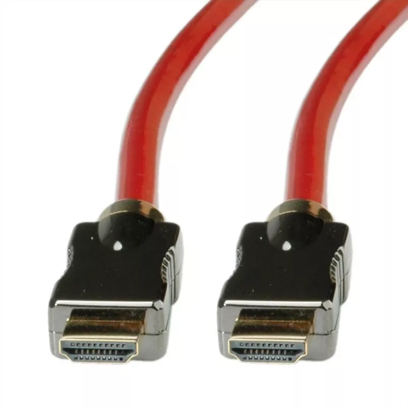 Roline - HDMI-kabel met ethernet - HDMI mannelijk naar HDMI mannelijk - 1 m - Dubbele isolatie