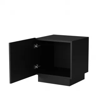 Nachtkastje set Cama nachtkastje LIVERTI 45x42x47 cm, zwart, MDF/spaanplaat, 16 mm frame