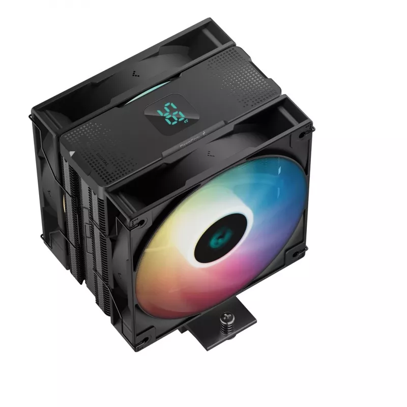 DeepCool AG400 Digital Plus processorkoeler 12 cm zwart 1 stuk