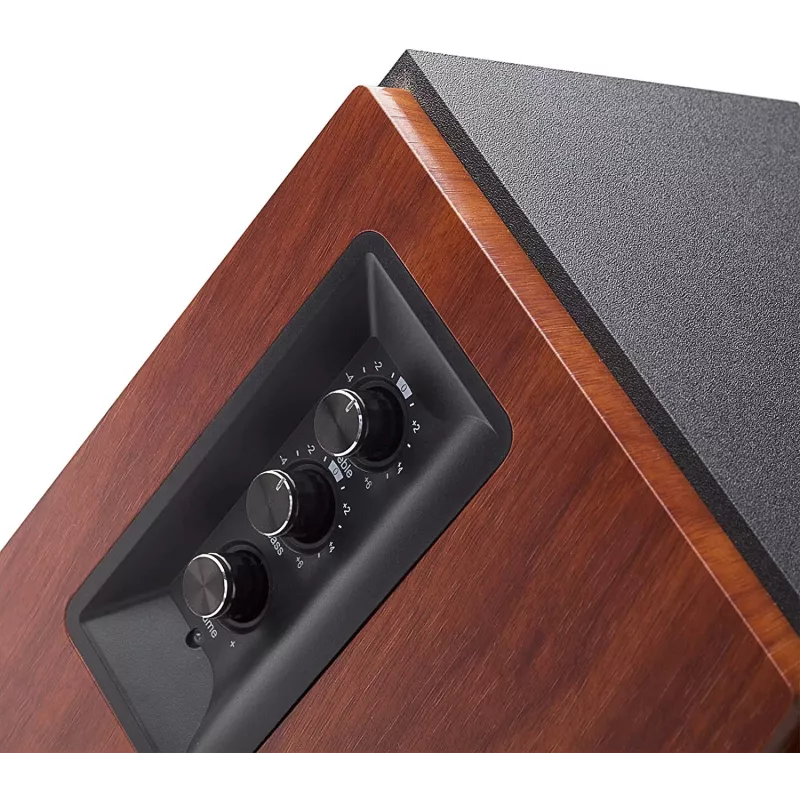 Edifier R1700BTS - luidspreker - boekenplankluidspreker - draadloos - Bluetooth - 66 watt (totaal) (R1700BTS WOOD)