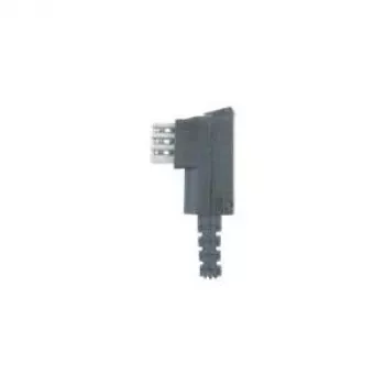 Telefoonadapter helos TAE-F M zwart | analoge lijnadapter voor TAE-contactdozen