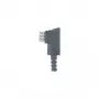 Telefoonadapter helos TAE-F M zwart | analoge lijnadapter voor TAE-contactdozen