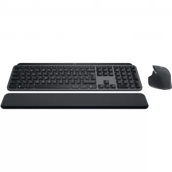 Logitech MX Keys S Combo toetsenbord muis inbegrepen kantoor RF draadloos + Bluetooth QWERTZ Zwitsers grafiet