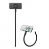Flexibele telefoonhouder Telesin P3-FM-01 — verstelbare hoek, licht, zwart