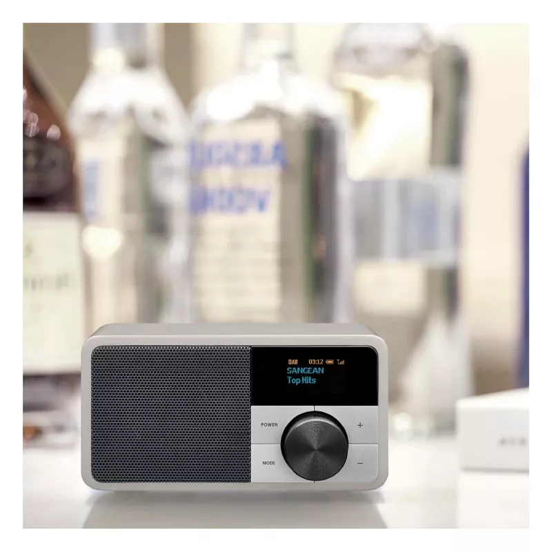 Tafelradio Sangean DDR-7 Glacier Silver met digitale tuner en Bluetooth