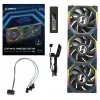 Lian Li UNI FAN SL Wireless LCD 120 zwart 3 stuks