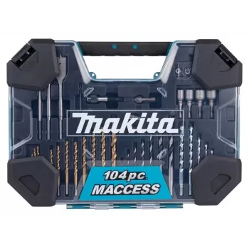 Boor- en schroefbitset Makita 104