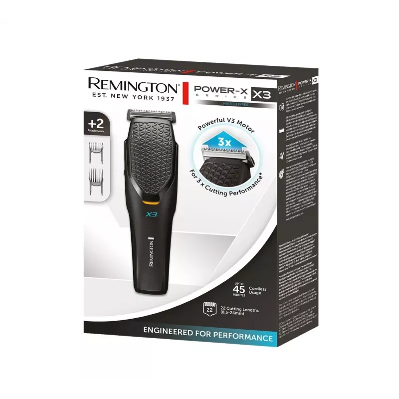 Remington Power-X HC3000 haartrimmer, zwart
