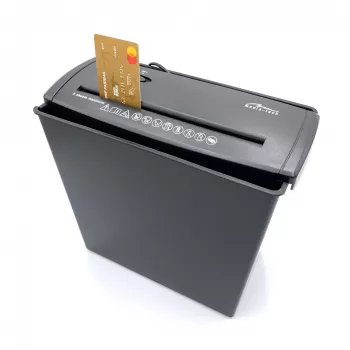 PAPIERVERNIETIGER - documentenvernietiger. Snijdt papier, folie, CD/DVD-schijven, creditcards. (MT215)