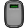 USB-A QC snellader (18 W) (zwart)
