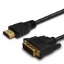 Savio CL-139 kabel en adapter video 1,8 m DVI-A HDMI Type-A (standaard) zwart