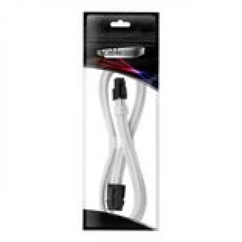 ATX 4-pins verlengkabel CableMod Pro ModMesh 45 cm wit (CM-PCAB-4ATX-N45KW-2PW-R)
