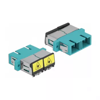 Glasvezelkoppeling DeLOCK 86895 SC duplex bus naar bus multimode aqua