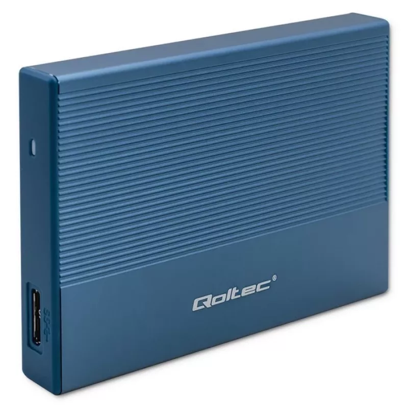 Externe 2,5 inch SSD/HDD-behuizing QOLTEC 52276 USB 3.0 SATA tot 2 TB