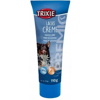Hondenlekkernij Trixie TX-3178 zalmpastatube 110 g, hypoallergeen, gluten- en suikervrij