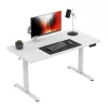 Bureau mark adler Leader 7.3 wit — in hoogte verstelbaar ergonomisch werkstation