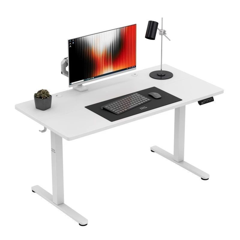 Bureau mark adler Leader 7.3 wit — in hoogte verstelbaar ergonomisch werkstation