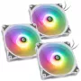 Behuizingsventilator BitsPower Notos RGB PWM 120mm wit, 3-pack