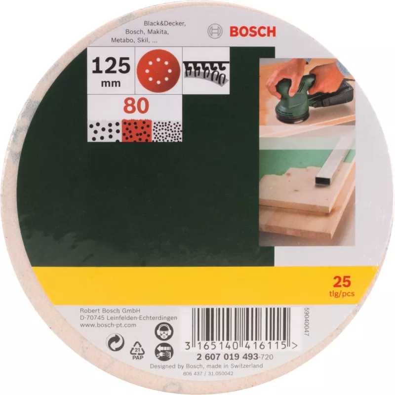Bosch 2 607 019 493 schuurmachine-accessoire 25 st.