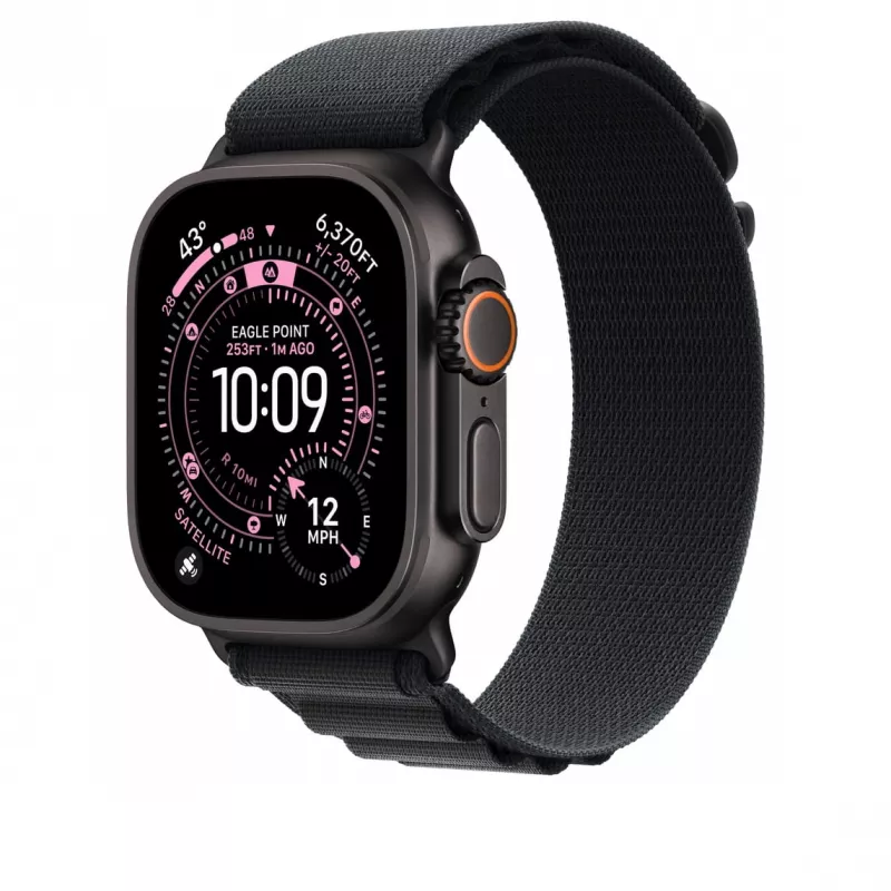 Smartwatch-armband Apple MG9J4ZM/A zwart titanium polyester elastaan