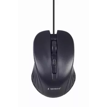 Bekabeld full-size toetsenbord Gembird KBS-UM-04 USB QWERTY US-Engels met muis, zwart, 1,5 m kabel