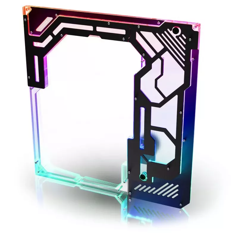 Behuizing zijpaneel Singularity Spectre 4 Aevum Dual Loop Zijpaneel Acryl helder zwart