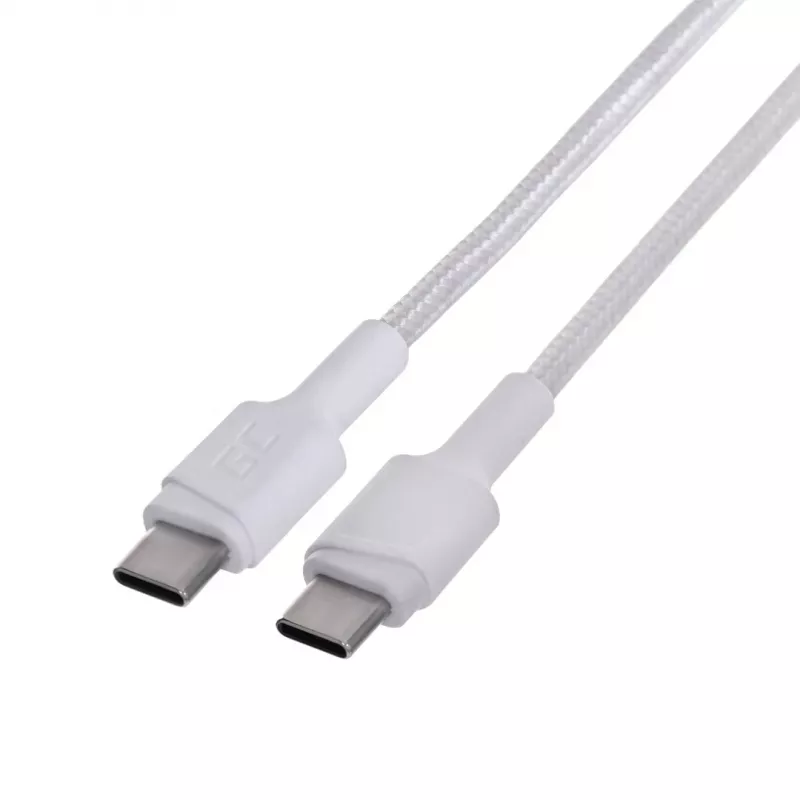 Green Cell KABGC30W USB-kabel USB 3.2 Gen 1 (3.1 Gen 1) 1,2 m USB-C wit
