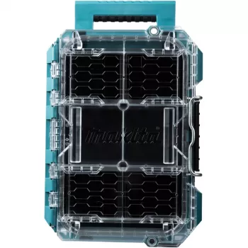 MAKTRAK organizer compact, gereedschapskist blauw/transparant, transparant deksel