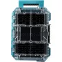 MAKTRAK organizer compact, gereedschapskist blauw/transparant, transparant deksel