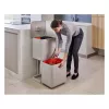 Joseph Joseph afvalbak Totem 60 L steengrijs