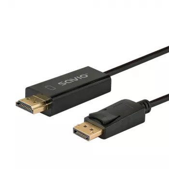 Kabel Display Port naar HDMI 1,5m, CL-183 Savio SAVKABELCL-183