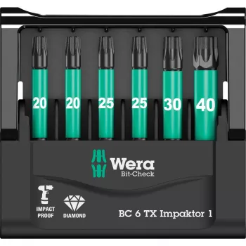 Wera Bit-Check schroevendraaierbit 6 stuks