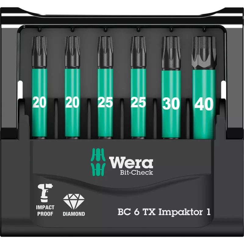 Wera Bit-Check schroevendraaierbit 6 stuks