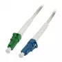 LWL-1-fiber-patchk. 1,0mtr.LC-LC(APC8Grad) - 9/125u - bevel - G657.A2 - Synergy21 -