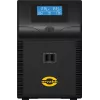 Uninterruptible power supply ORVALDI ID2K0CH line-interactive 2 kVA / 1200 W, 24 V, 9 Ah accu's, LCD, USB, compact zwart
