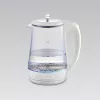 Waterkoker Maestro MR 052 WH — 1,7 L, 2200 W, doorschijnend wit, glazen behuizing