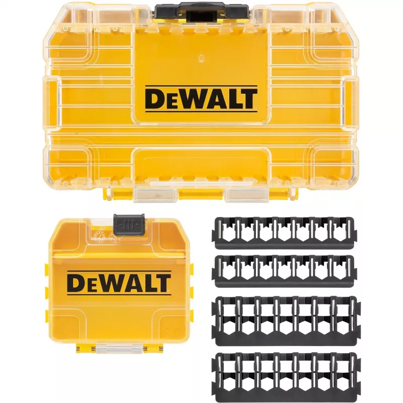 Gereedschapskist DeWalt DT70801 klein ToughCase draagbare opbergbox met veilige sluitingen