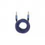 Sbox 3535-1.5BL AUX-kabel 3,5mm naar 3,5mm bosbesblauw