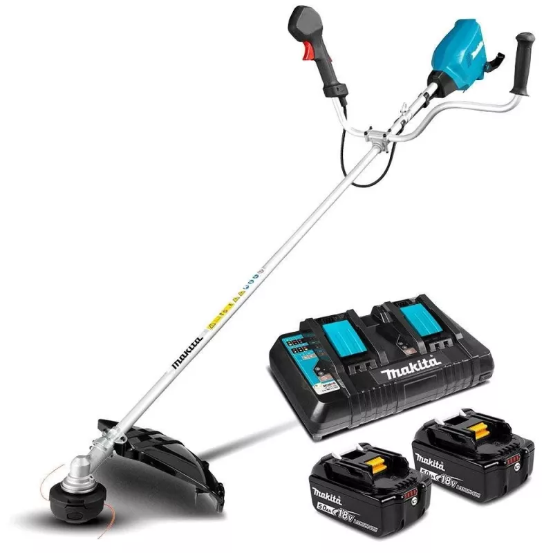 Makita DUR369APT2 bosmaaier/grastrimmer 1000 W AC/accu zwart, blauw, grijs