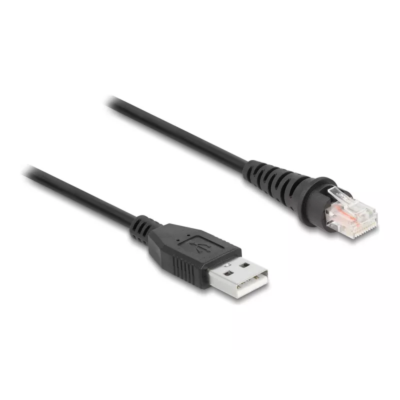 DeLOCK RJ50 naar USB 2.0 Type-A barcodescanner-kabel 2 m