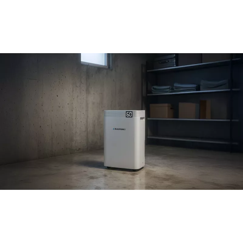 Luchtontvochtiger BLAUPUNKT ADH801 — 20 L/dag (max. 36 L/24u), 4,2 L tank, 600 W, R290, LED-display