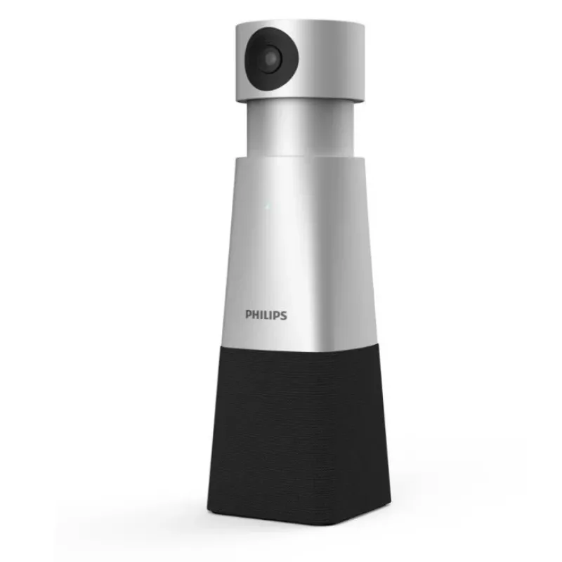 Philips PSE0550 SmartMeeting draagbare 4K-videoconferentiecamera met ingebouwde microfoon, 30 fps, USB, zwart/zilver
