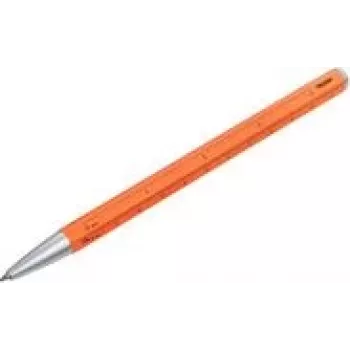 Multifunctionele balpen TROIKA PES40/NO aluminium oranje 4 stuks