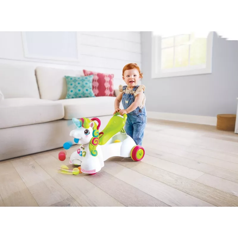 Ride-on, Pusher 3in1 - eenhoorn