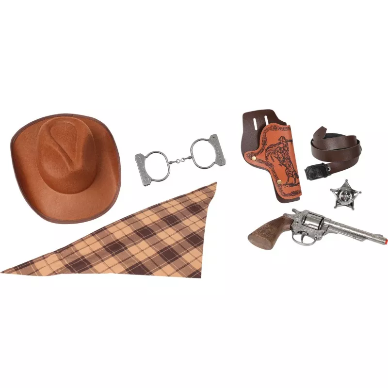 Speelgoed cowboy-set Pulio model 155880/0 met hoed — Gonher accessoire
