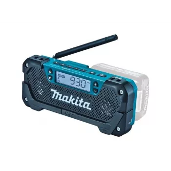 Makita MR052 radio Worksite analoog & digitaal zwart, blauw