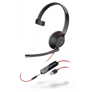 Headset Poly Blackwire 5210 monauraal USB-C
