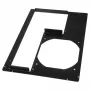 Backpanel voor Micro-ATX-pc-behuizing, DimasTech S0022GB, 5 uitbreidingssloten, grafietzwart